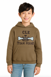 Kids Cleveland Edition Woodland Brown Team Perro Teeth and Bone Logo Embroidery Hoodie