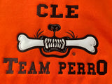 Cleveland Edition Orange Team Perro Teeth and Bone Logo Embroidery Hoodie