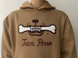 Sandstone Team Perro Logo Teeth and Bone Hoodie (Coming Soon!!!)