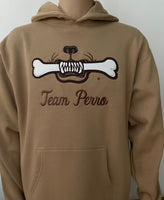 Sandstone Team Perro Logo Teeth and Bone Hoodie (Coming Soon!!!)