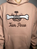 Blush Pink Team Perro Logo Teeth and Bone Hoodie (Coming Soon!!!)