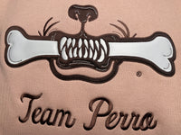 Blush Pink Team Perro Logo Teeth and Bone Hoodie (Coming Soon!!!)