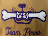 Old Gold Team Perro Logo Teeth and Bone Hoodie (Coming Soon!!!)