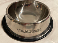 Team Perro Stainless Steel Small Pet Bowl