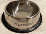 Team Perro Stainless Steel Small Pet Bowl