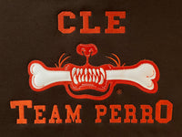 Cleveland Edition Brown Team Perro Teeth and Bone Logo Embroidery Hoodie