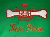 Green Team Perro Logo Teeth and Bone Hoodie (Coming Soon!!!)