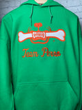 Green Team Perro Logo Teeth and Bone Hoodie (Coming Soon!!!)