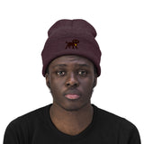 Labrador Retriever Dog Character Team Perro Knit Beanie