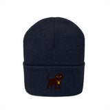 Labrador Retriever Dog Character Team Perro Knit Beanie