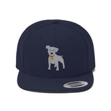Cane Corso Dog Character Team Perro Unisex Flat Bill Hat
