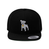 Cane Corso Dog Character Team Perro Unisex Flat Bill Hat