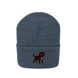 Labrador Retriever Dog Character Team Perro Knit Beanie