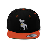 Cane Corso Dog Character Team Perro Unisex Flat Bill Hat