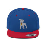 Cane Corso Dog Character Team Perro Unisex Flat Bill Hat