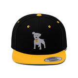Cane Corso Dog Character Team Perro Unisex Flat Bill Hat