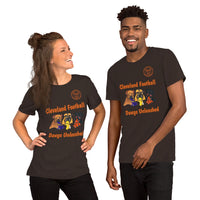 Rivals Three Cleveland Football Dawgs Unleashed Short-Sleeve Unisex T-Shirt