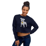 Cane Corso Dog Character Team Perro Crop Sweatshirt