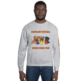 Rivals Three Cleveland Football Original Art Unisex Sweatshirt