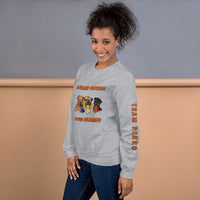 Rivals Three Cleveland Football Dawgs Unleashed Original Art Unisex Sweatshirt