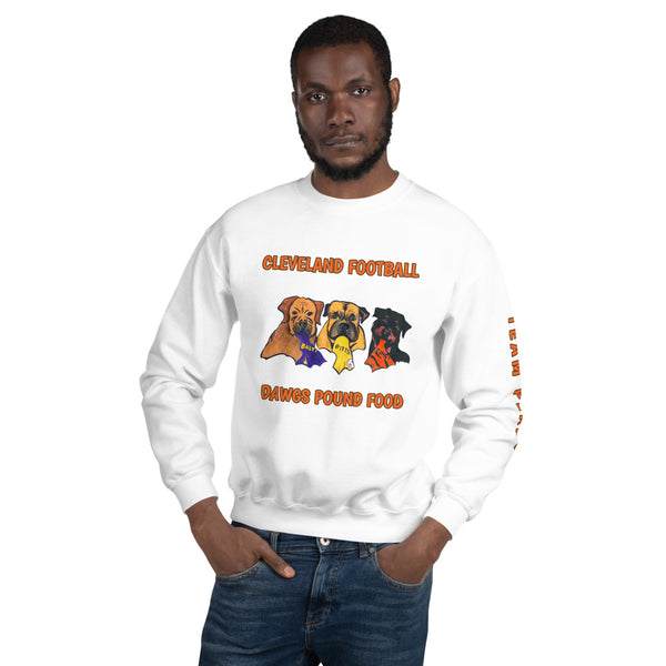 Rivals Three Cleveland Football Original Art Unisex Sweatshirt